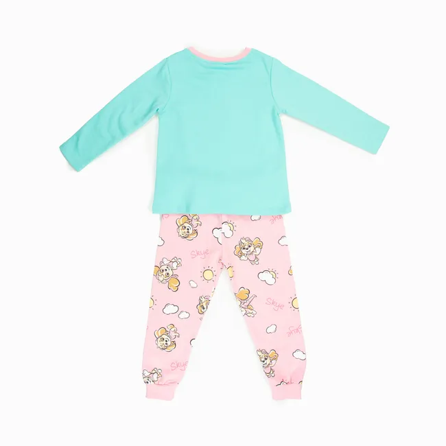 PAW PATROL - Pijama Niña Fly Celeste Paw Patrol