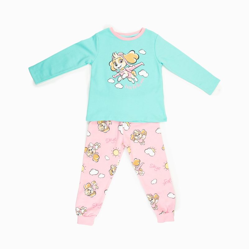 PAW PATROL - Pijama Niña Fly Celeste Paw Patrol