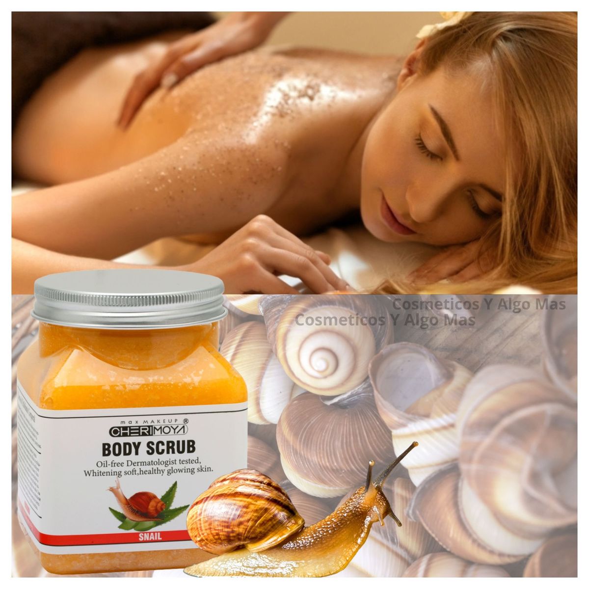 CHERIMOYA - Exfoliante corporal para la ducha aromatizado de grano grueso