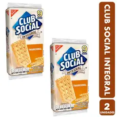 CLUB SOCIAL - Integral - Galletas (Pack Con 2 Unidades)