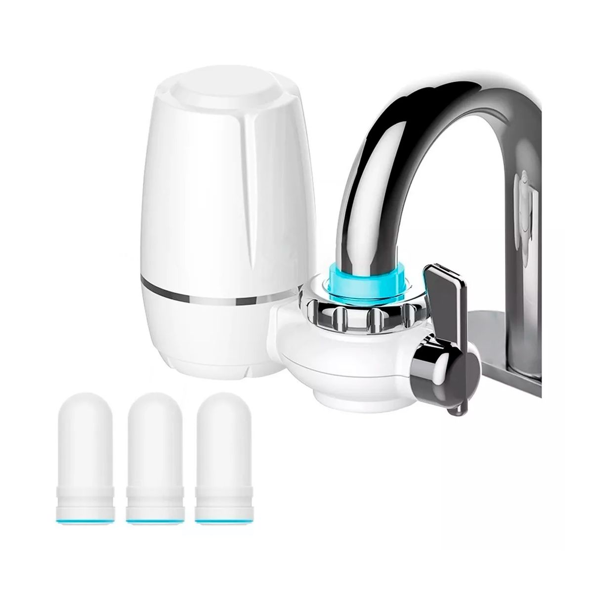 GENERICO - Kit Purificador de Agua Filtro Cocina Carbono Grifo