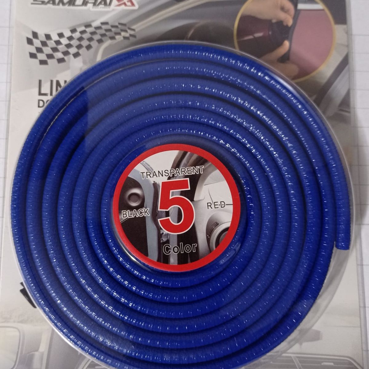 GENERICO - Molduras Samurái Protección puerta de autos Universal tipo U