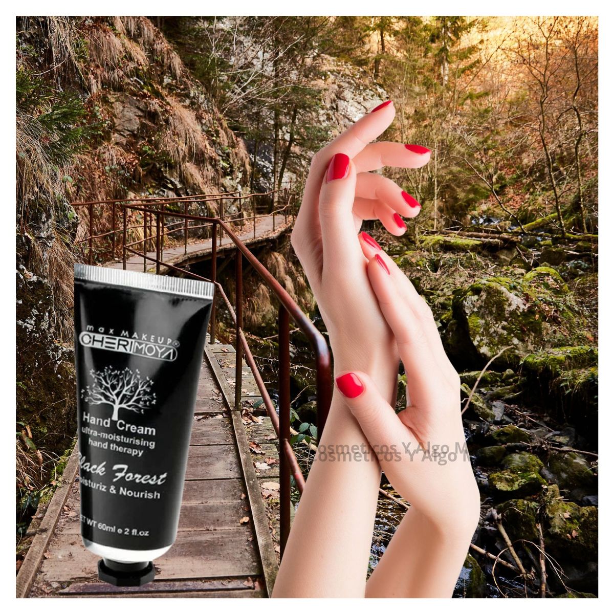 CHERIMOYA - Crema hidratante para manos envase viajero de 60ml