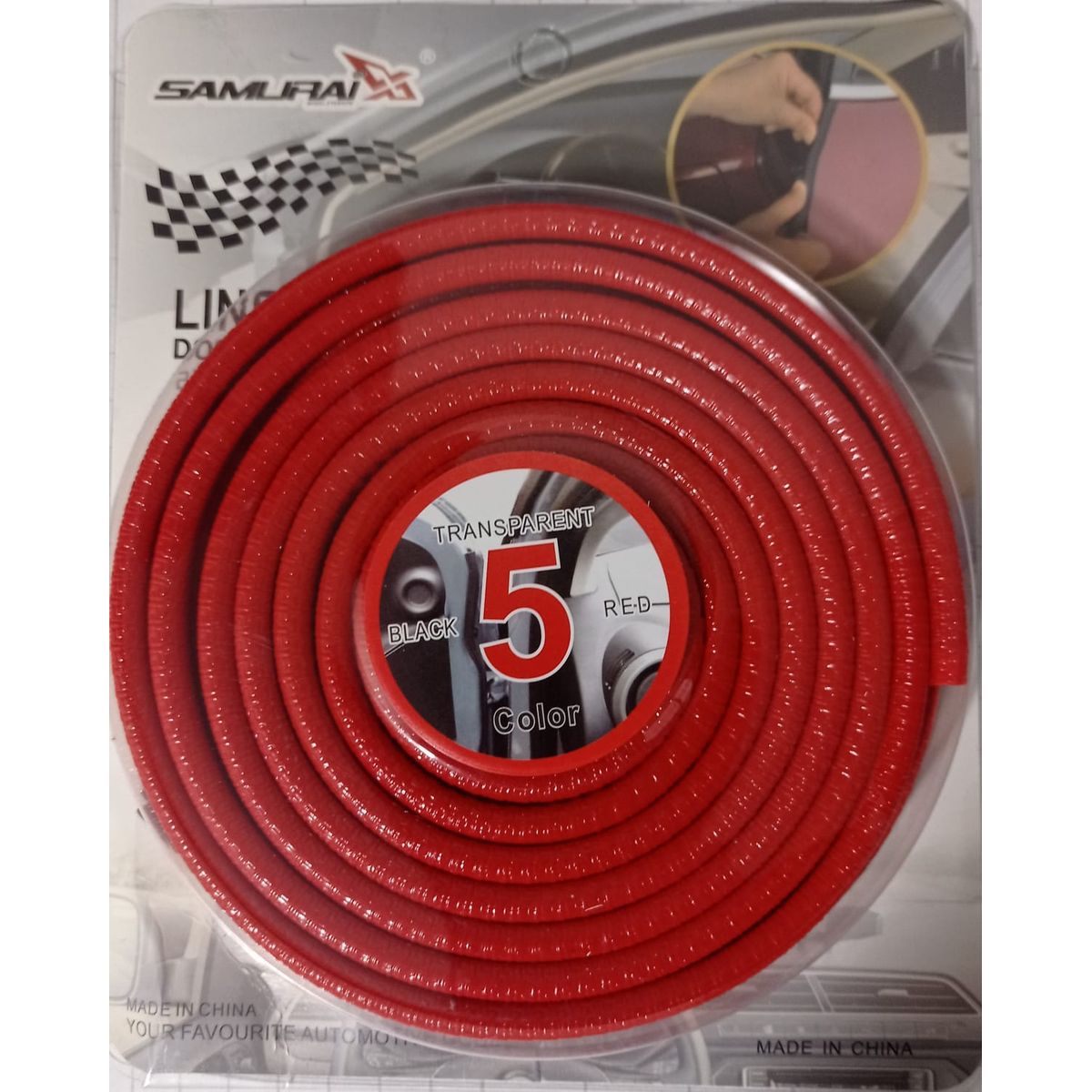 GENERICO - Molduras Samurái Protección puerta de autos Universal tipo U