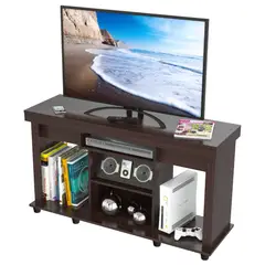 INVAL - Rack de TV 50 " Wengue 67cm x 120cm x 37,5cm