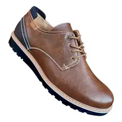 GENERICO - Zapato Oxford Ejecutivo De Hombre Casual Camel - 7116