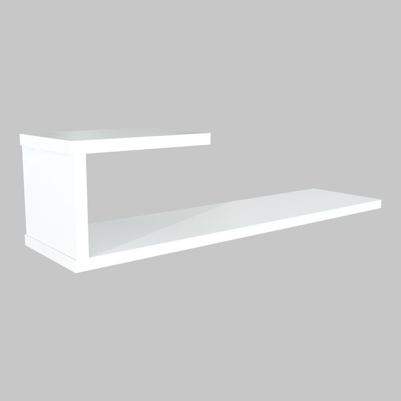 INVAL - Repisa Flotante Blanco 15 x 60 x 17,5 cm