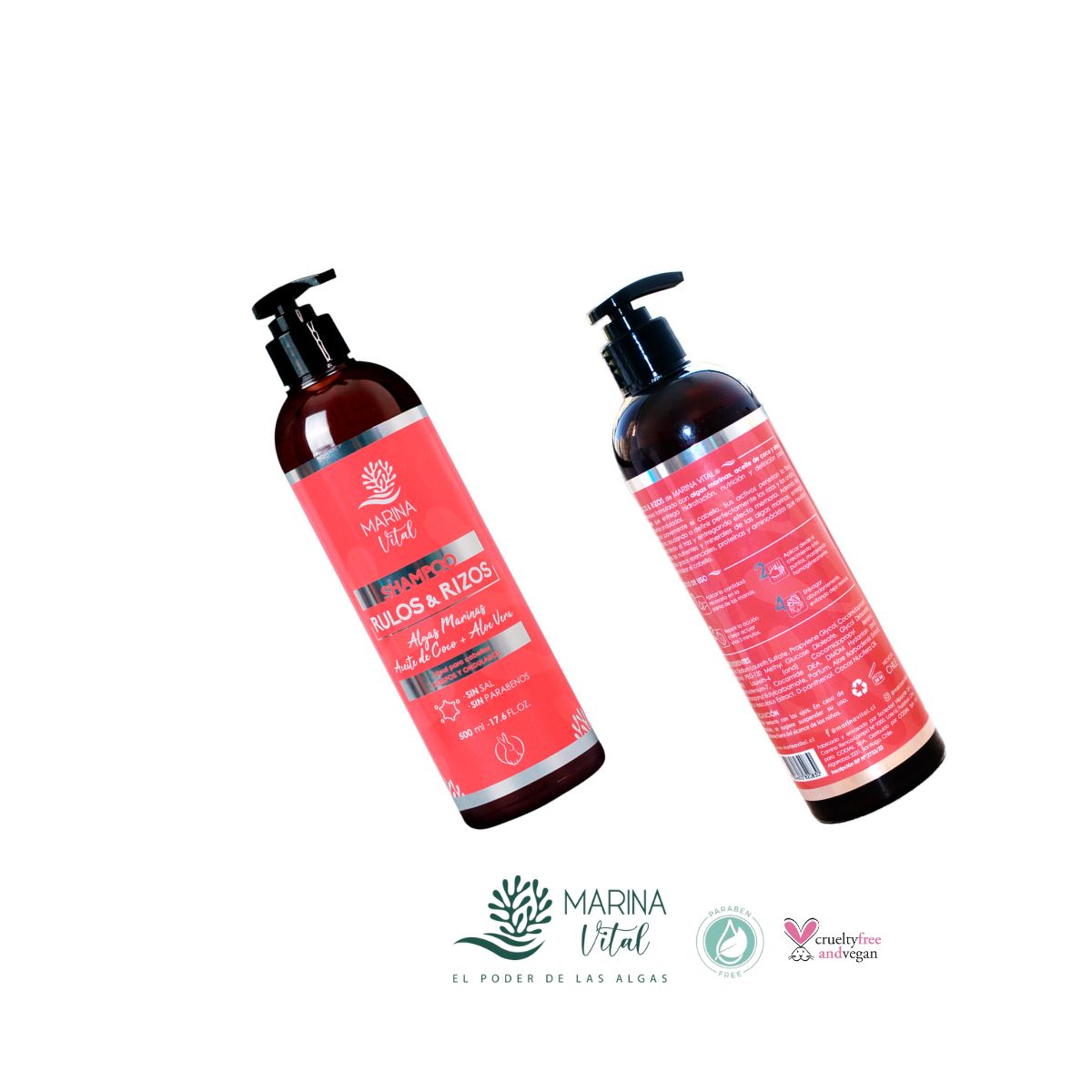 MARINA VITAL - Shampoo Rulos y Rizos 500 ml MARINA VITAL