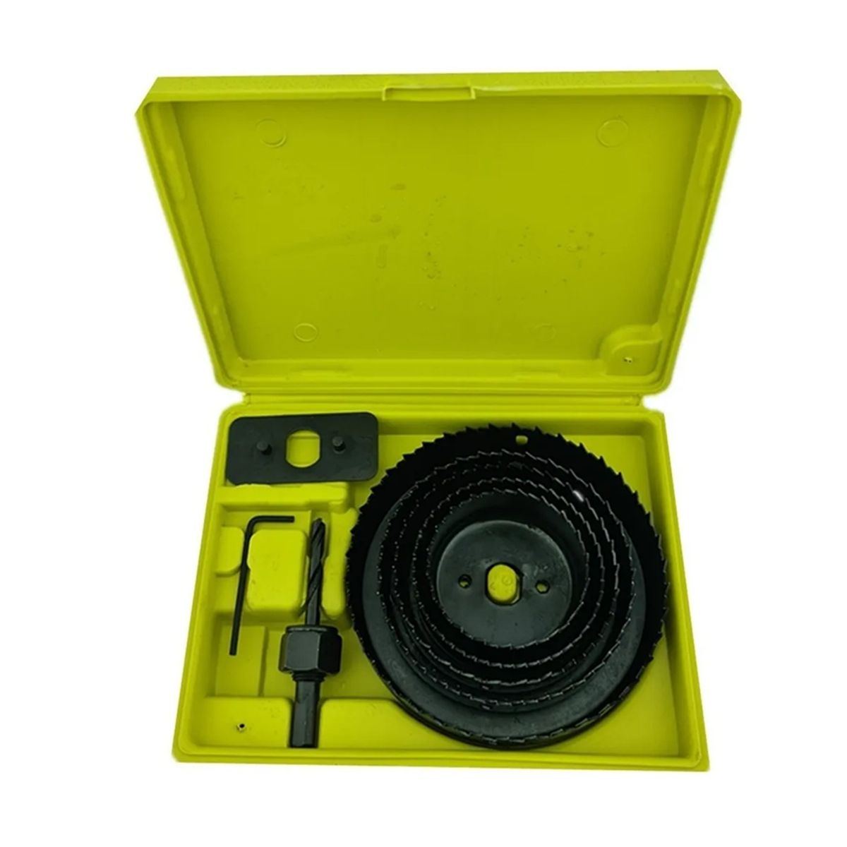 GENERICO - Kit Juego Hoja Broca Sierra Copa Para Madera 8 Piezas Neva