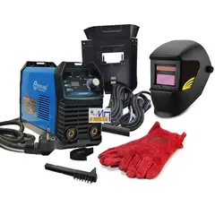 TOYAKI - Kit maquina del soldar 200AMP uso pesado con máscara diseño al azar y guantes