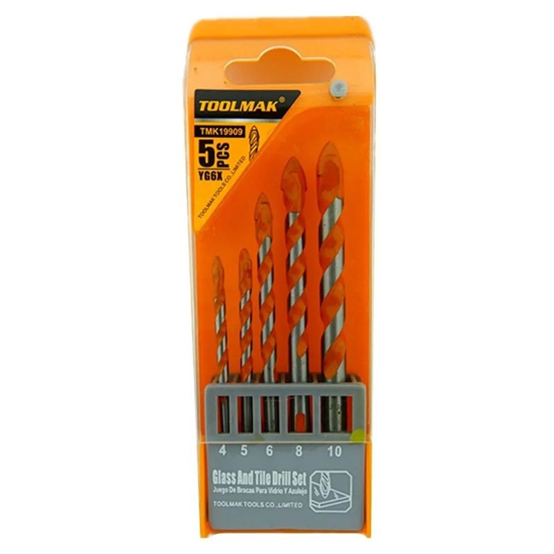 GENERICO - Set Brocas Para Vidrio Mármol Porcelana 5 Pcs Tmk19909