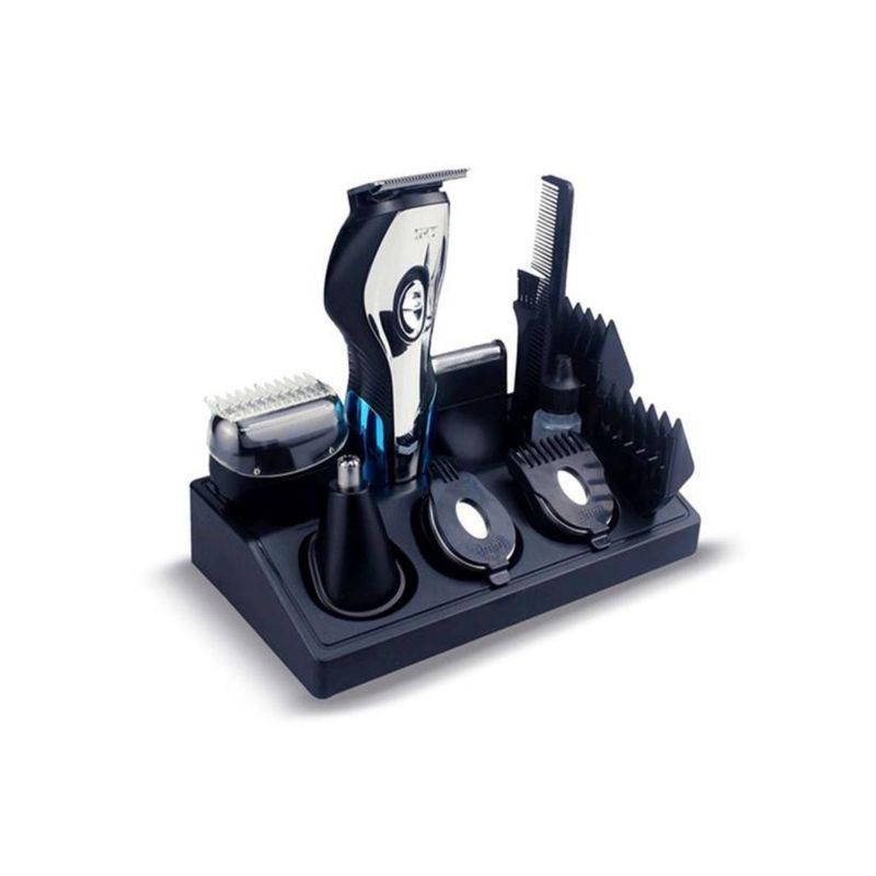 IRT - Kit 11 En 1 Corta Pelo Y Barba Recargable USB Azul IRT