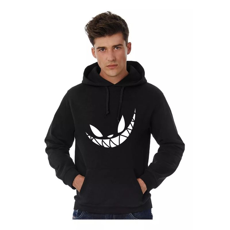 ROLY - Poleron Sudadera Mad Kat El Rubius Negra