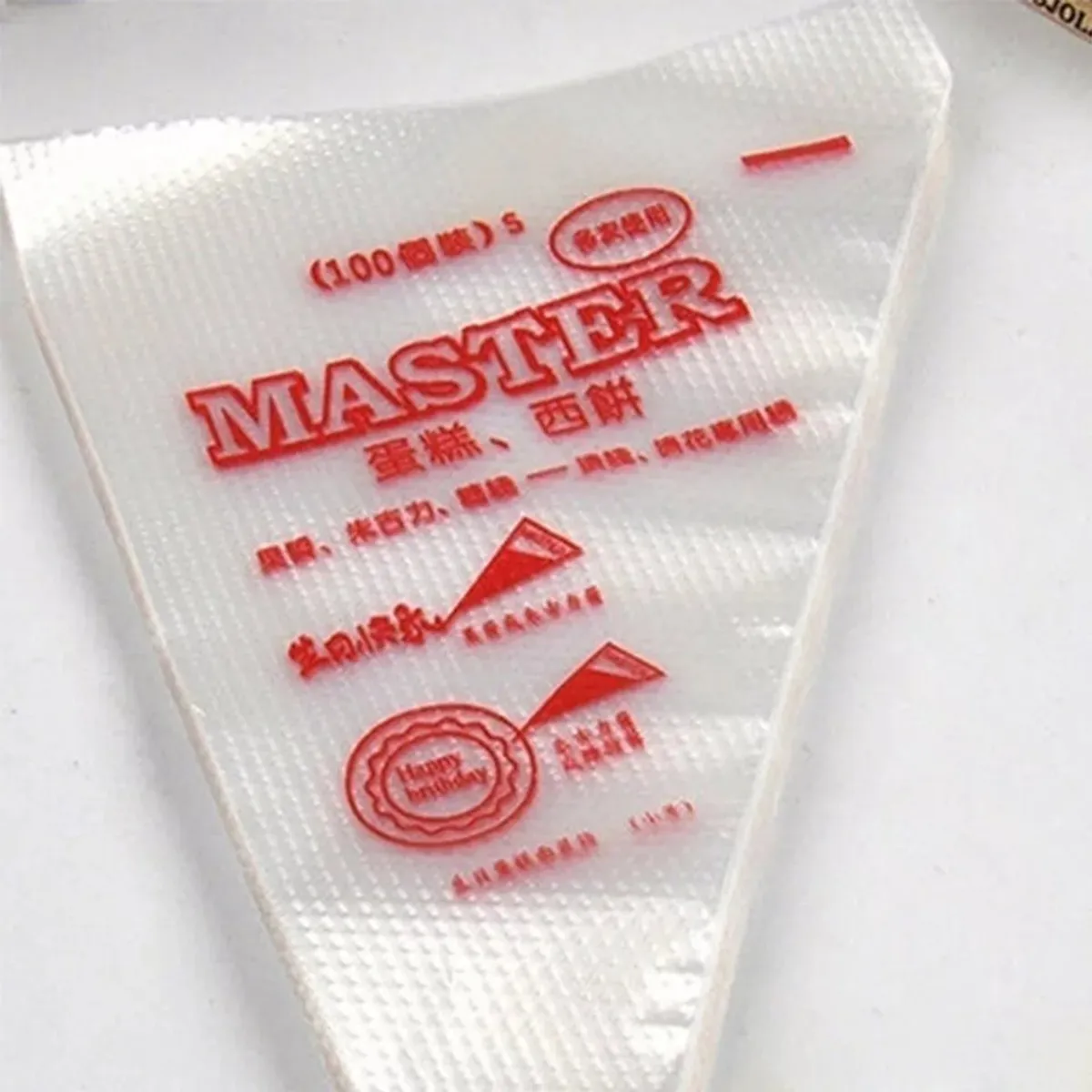 GENERICO - Manga Pastelera 25x18 Cm Desechables 100 Unidades