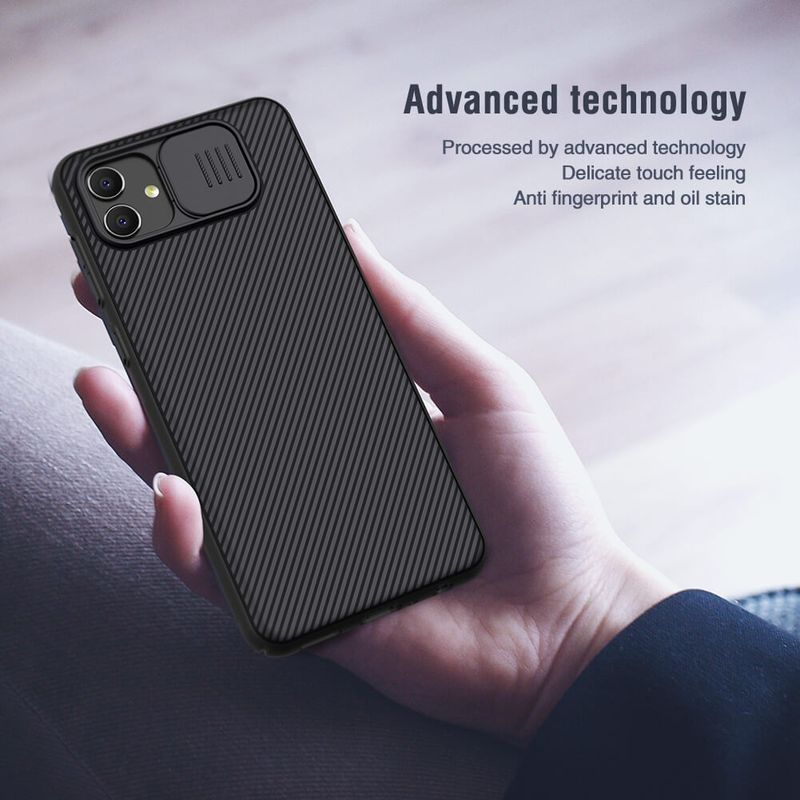 NILLKIN - Carcasa Nillkin Camshield Pro Para Samsung Galaxy A04 Negro