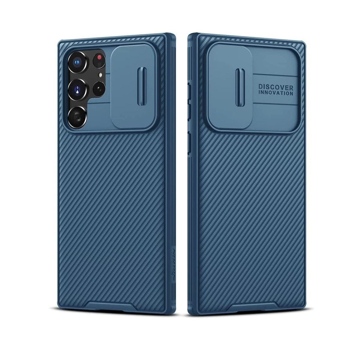NILLKIN - Carcasa Nillkin Camshield Pro Para Samsung Galaxy S22 Ultra 5G Azul