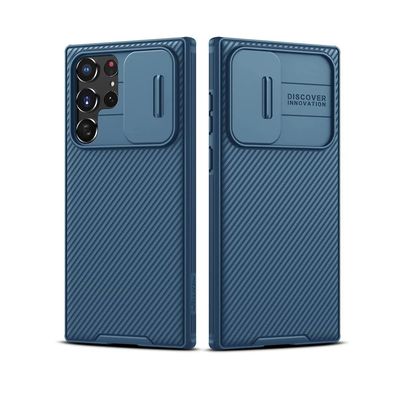 Imagen 2 del producto Carcasa Camshield Pro Para Samsung Galaxy S22 Ultra 5G Azul