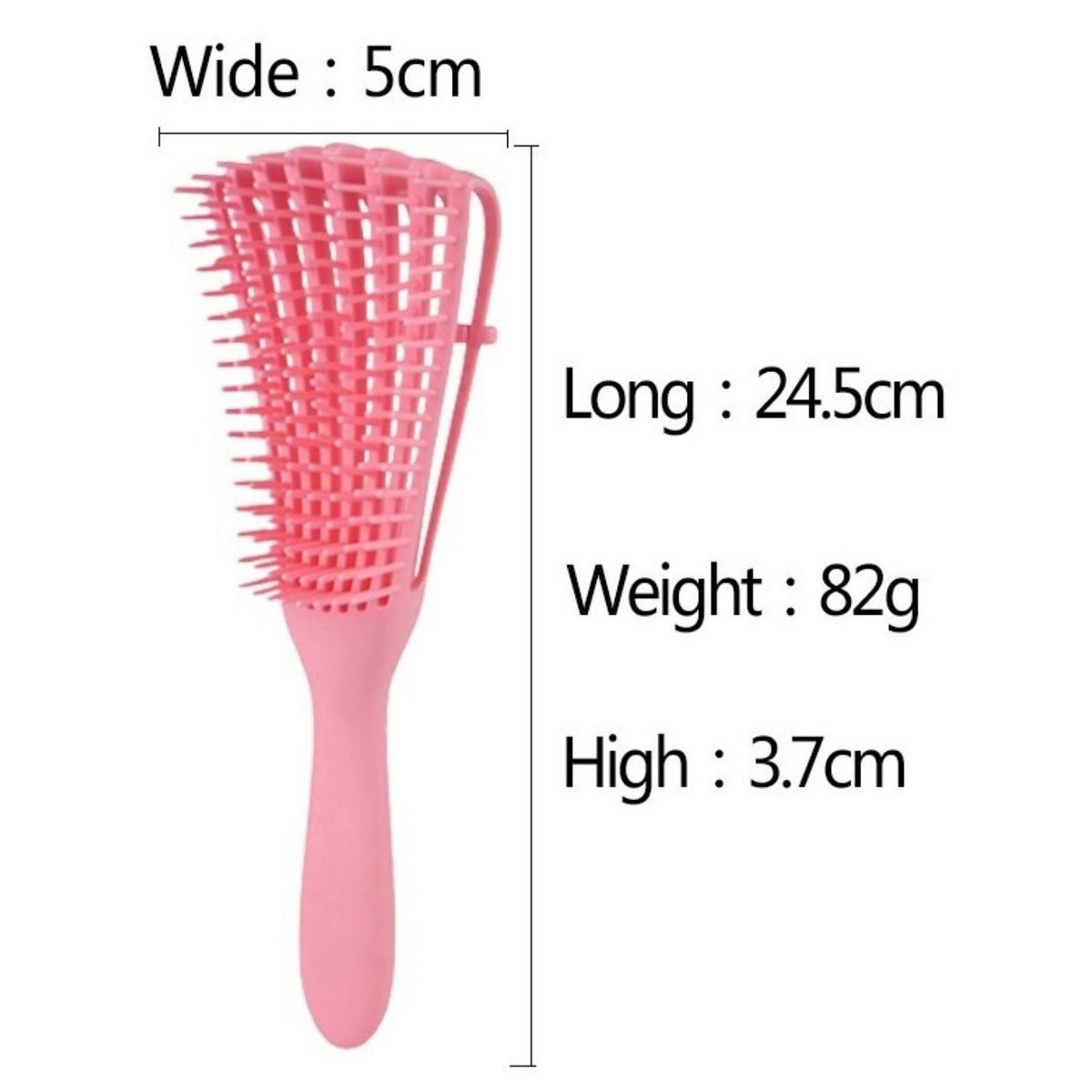 GENERICO - Cepillo Flexible Desenredante Para Cabello Rizo