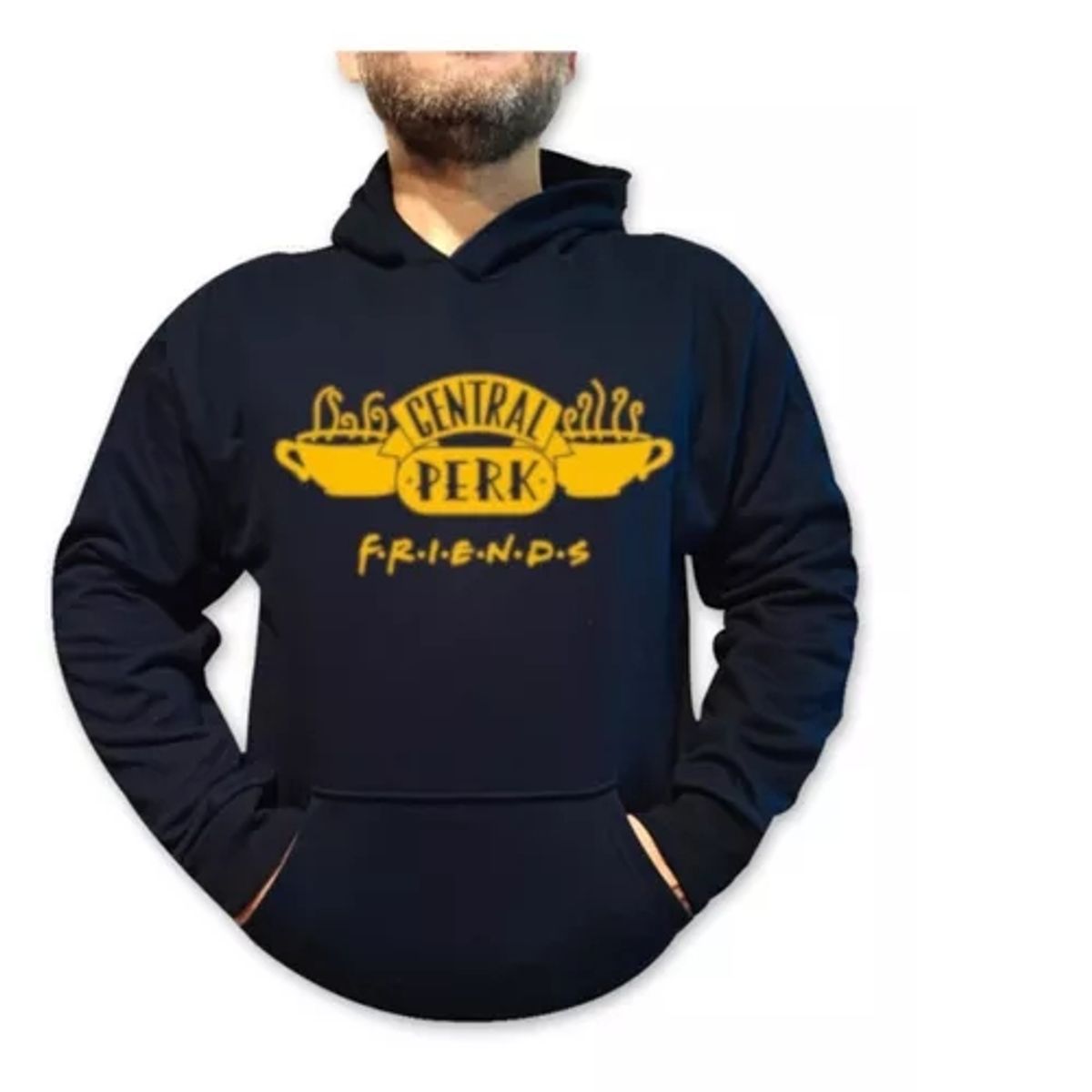 GENERICO - POLERON ESTAMPADO CENTRAL PERK FRIENDS SERIES ROMANOS MODAS…