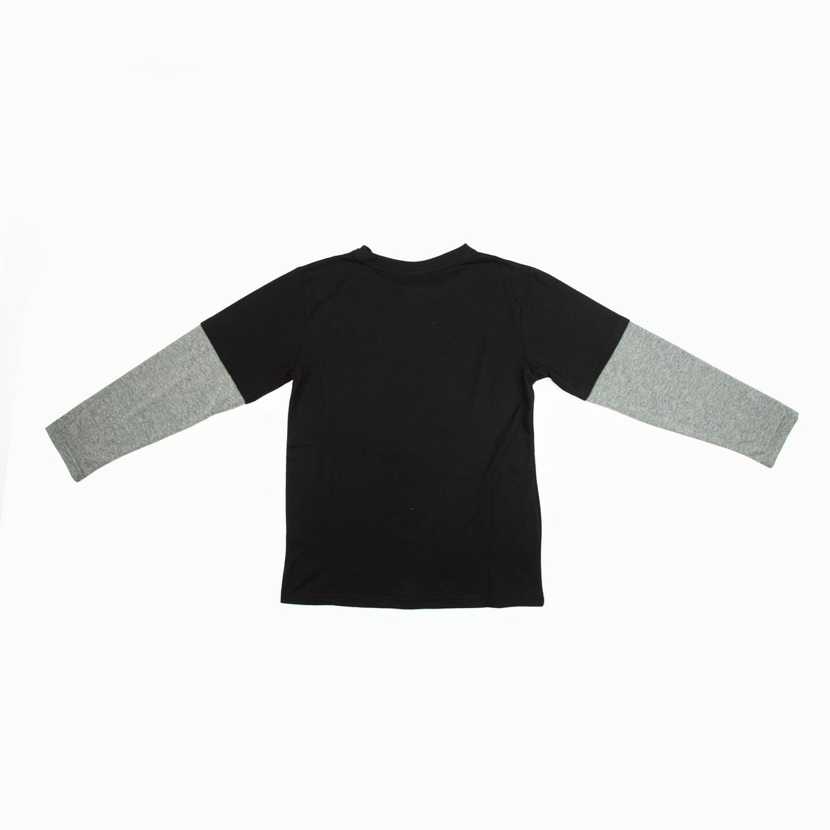 DC COMICS - Polera Manga Larga Niño Batman Y Superman Comics Negro Dc Comics