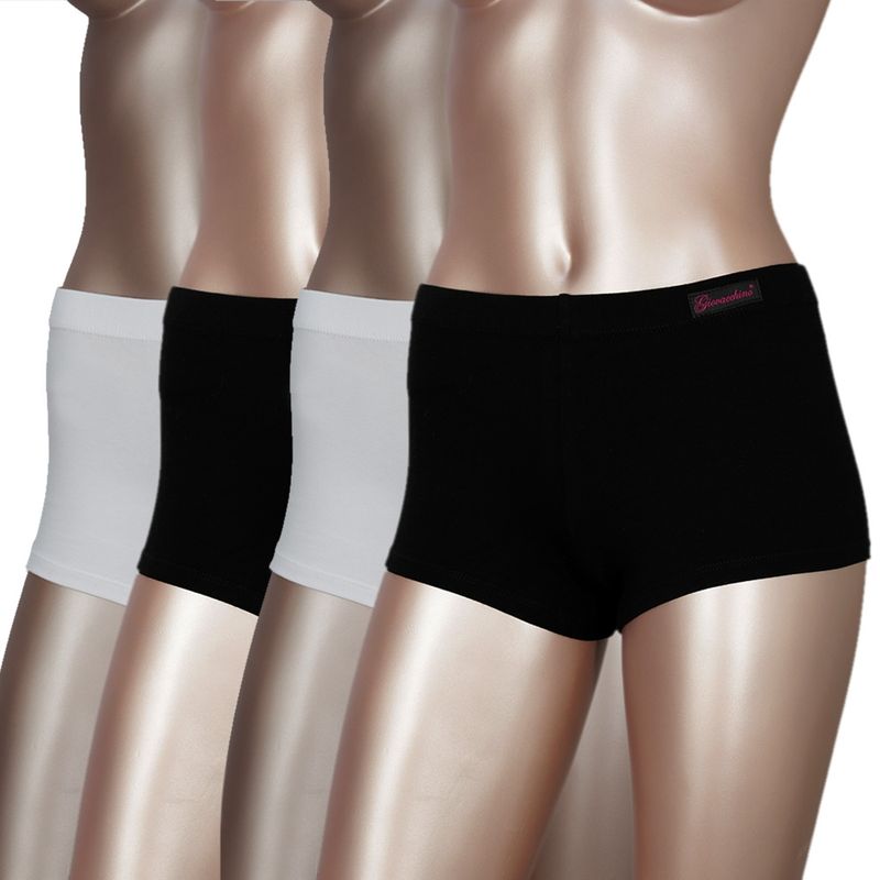 GIOVACCHINO - Pack de 4 Calzon Pantaleta Algodon Mujer