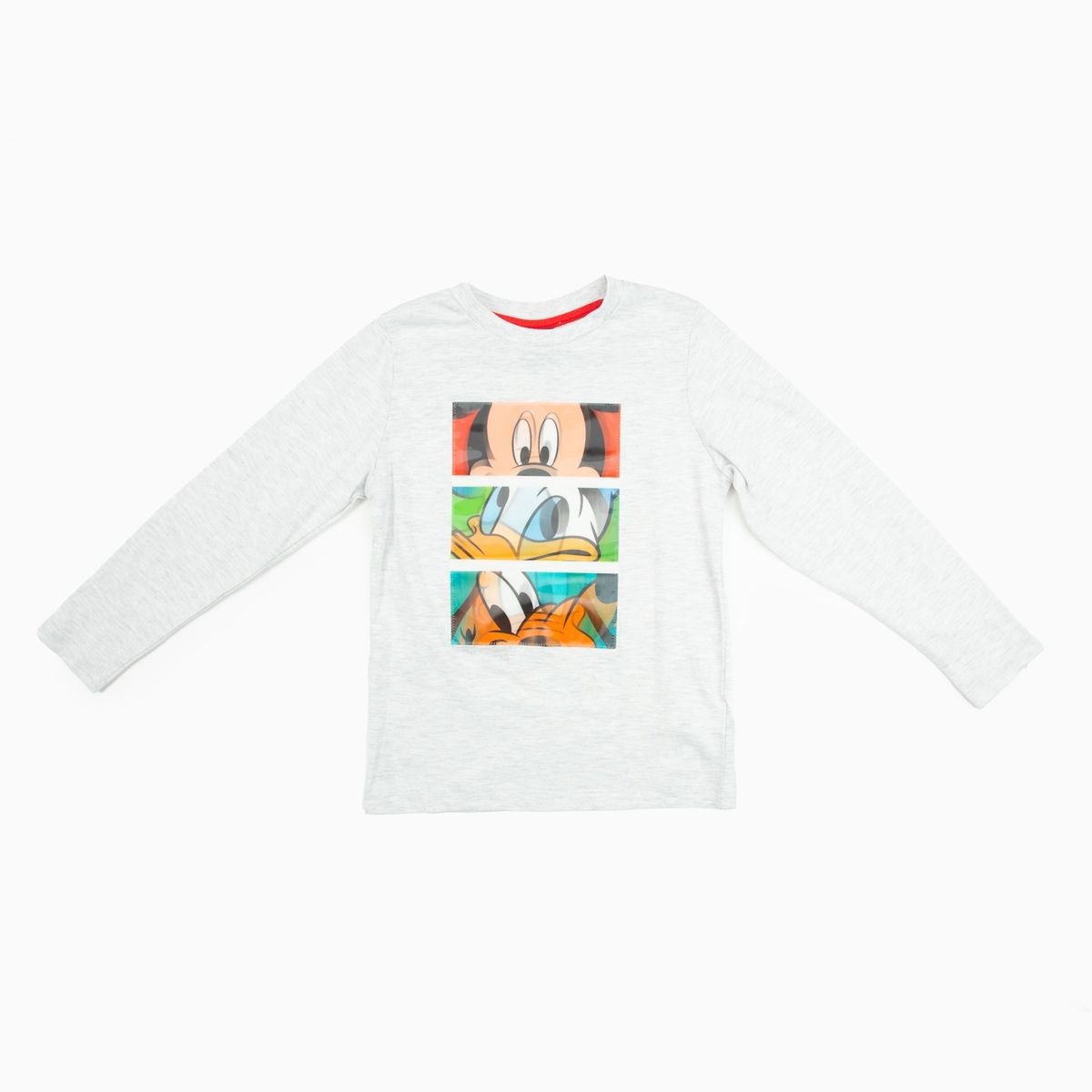 DISNEY - Polera Manga Larga Niño Mickey Friends Blanco Disney