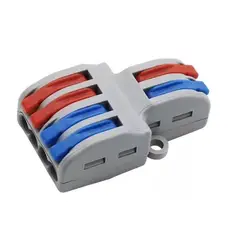 GENERICO - Conector Rapido Bornera Universal 2 entradas y 4 salidas