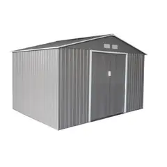 IGPRO - Bodega de Jardín mas kit base de piso 15,83 m2 GRIS