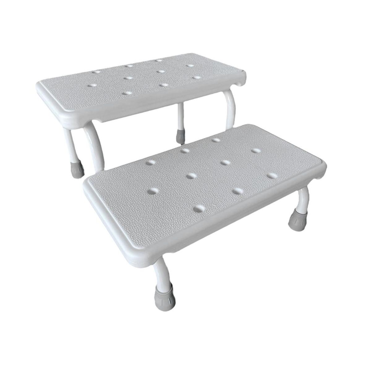 MAXCARE - Escabel Dos Peldaños MetalPlástico MAXCARE