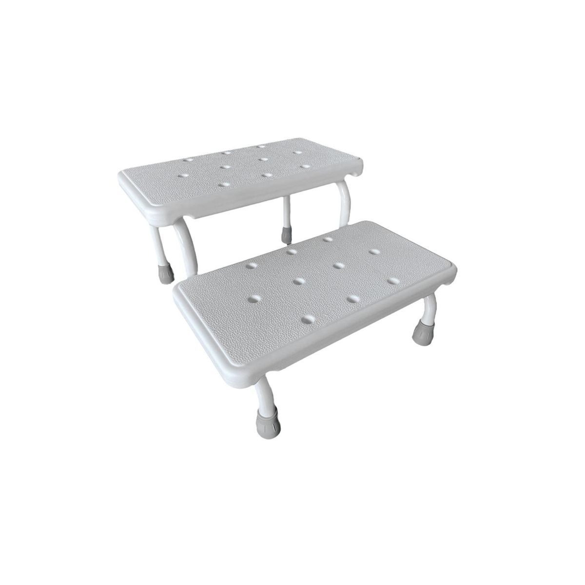 MAXCARE - Escabel Dos Peldaños MetalPlástico MAXCARE