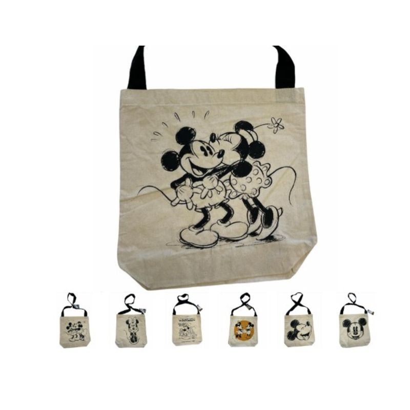 DISNEY - Bolsa Ecológica De Tela Algodón Mickey Mouse Disney