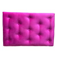Respaldo 1 Plaza Fucsia Felpa Muebles Rimar