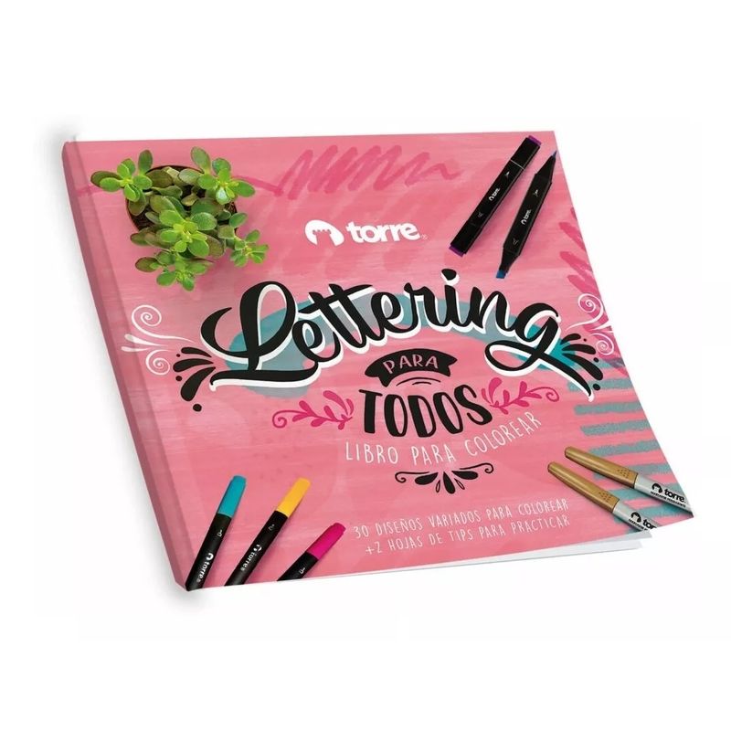 TORRE - Lettering Para Todos - Libro Para Colorear - Torre