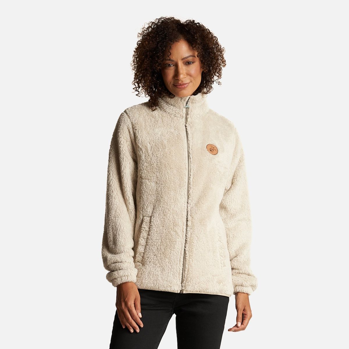 HAKA HONU - Chaqueta Mujer Caluro-Sin Beige Haka Honu