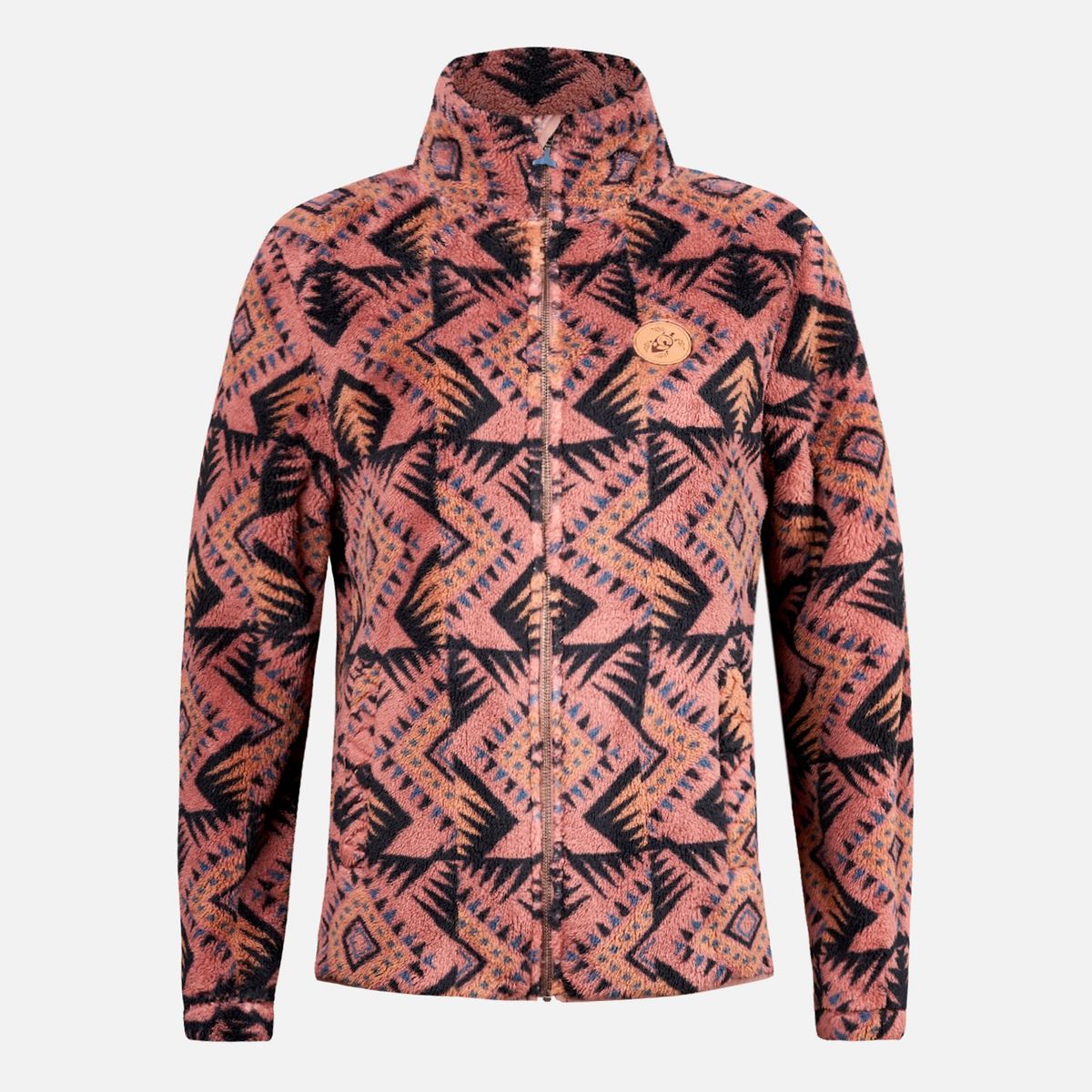 HAKA HONU - Chaqueta Mujer Caluro-Sin Print Rosa Haka Honu
