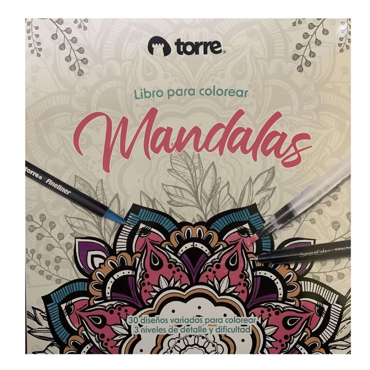 TORRE - Mandalas - Libro Para Colorear - Torre