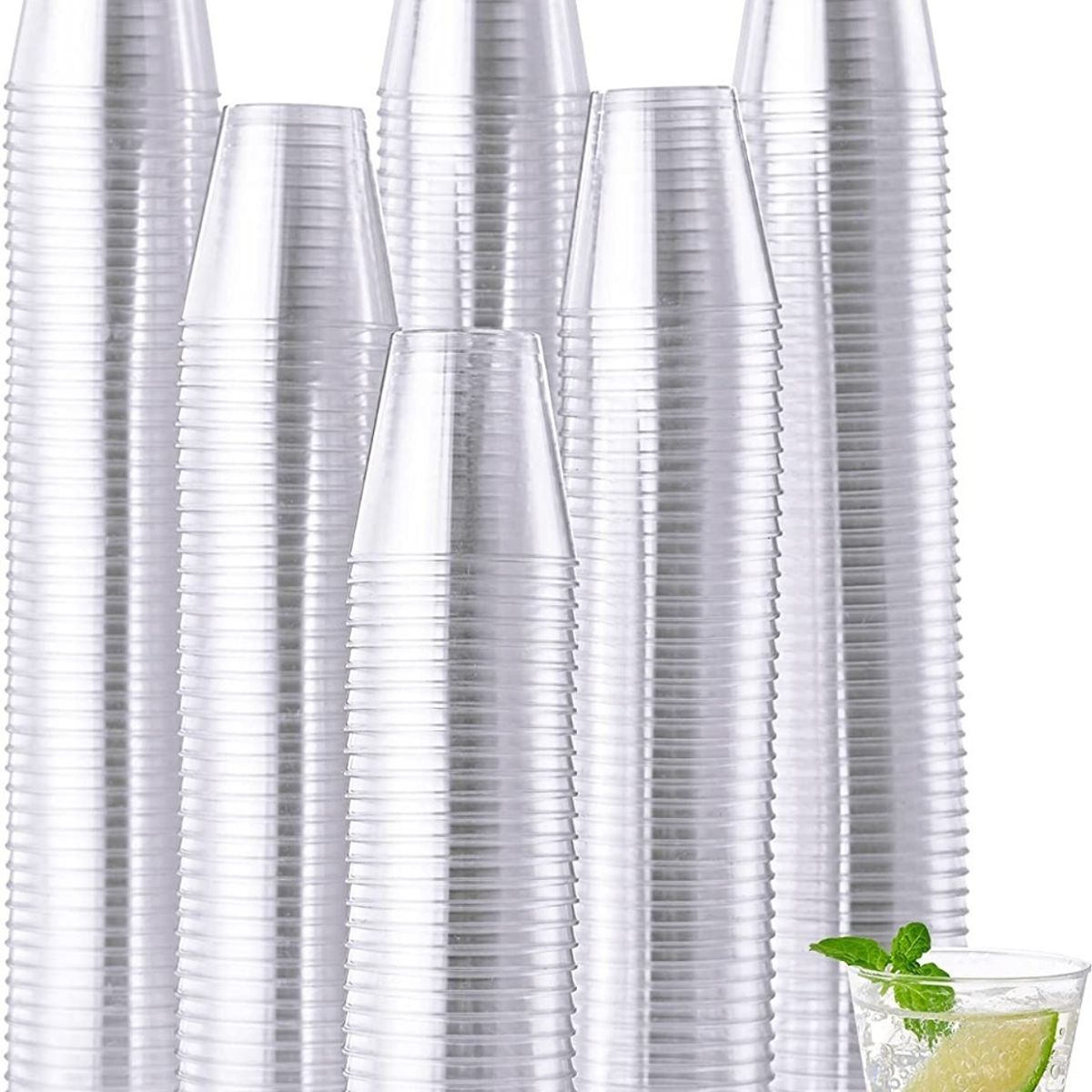 PASTELERIUSCL - 25 Set Vasos Desechables Vasos Reutilizables Vasos Cerveceros Vasos Acrilicos Vaso De Postres 102ml