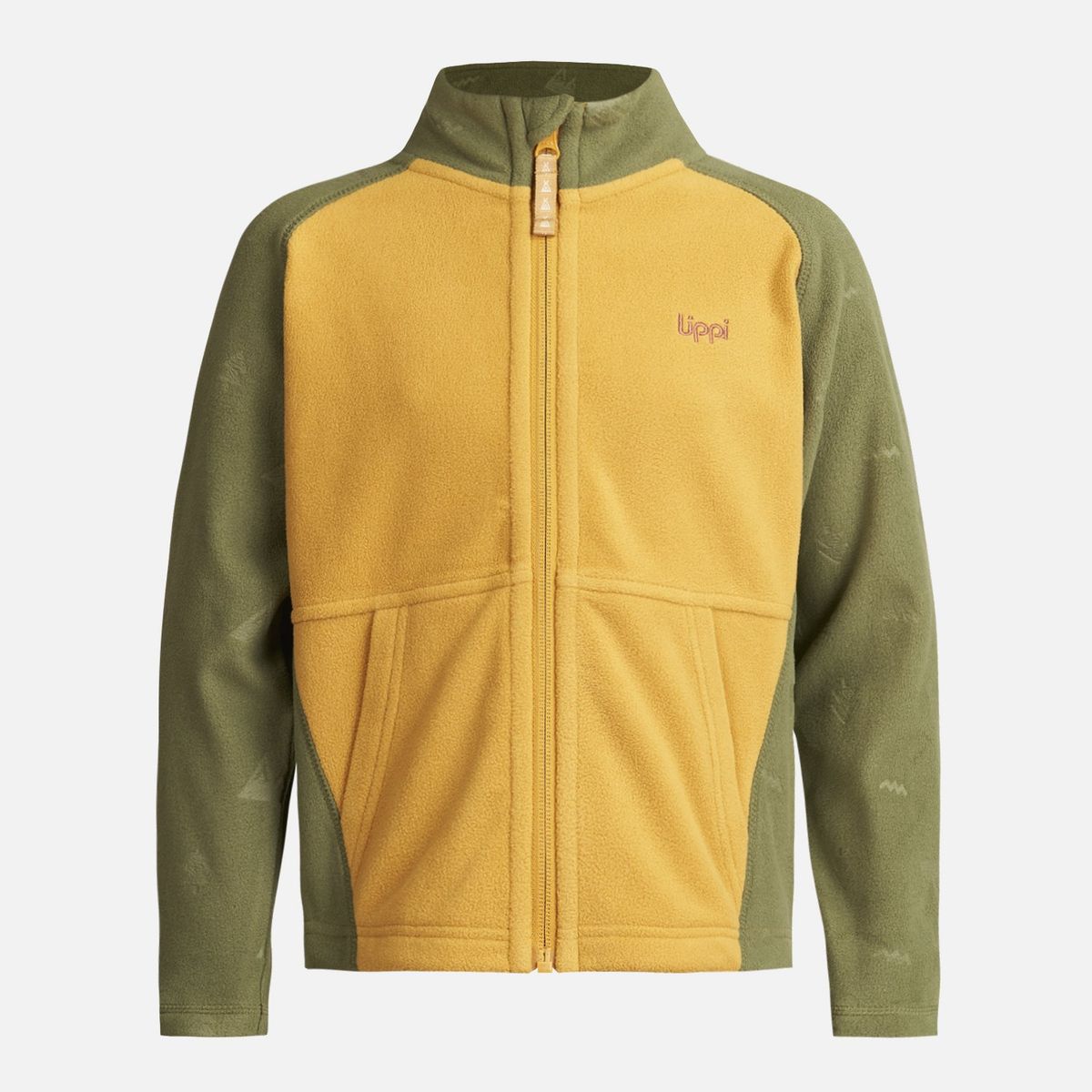 LIPPI - Chaqueta Niño Cold Day Therm-Pro Full Zip Jacket Mostaza/Verde Lippi