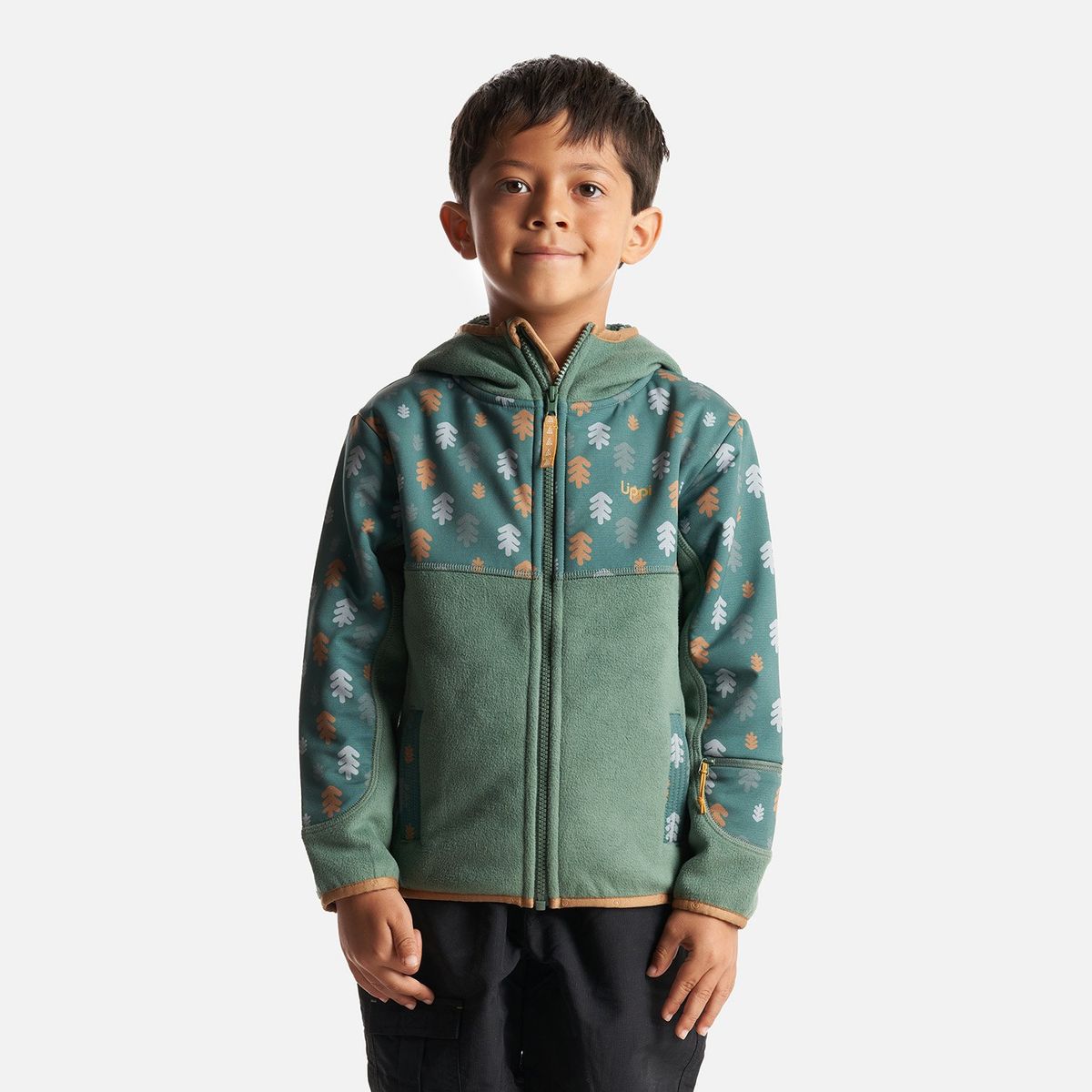 LIPPI - Chaqueta Niño Grillo Therm-Pro Hoody Jacket Verde Botella Lippi