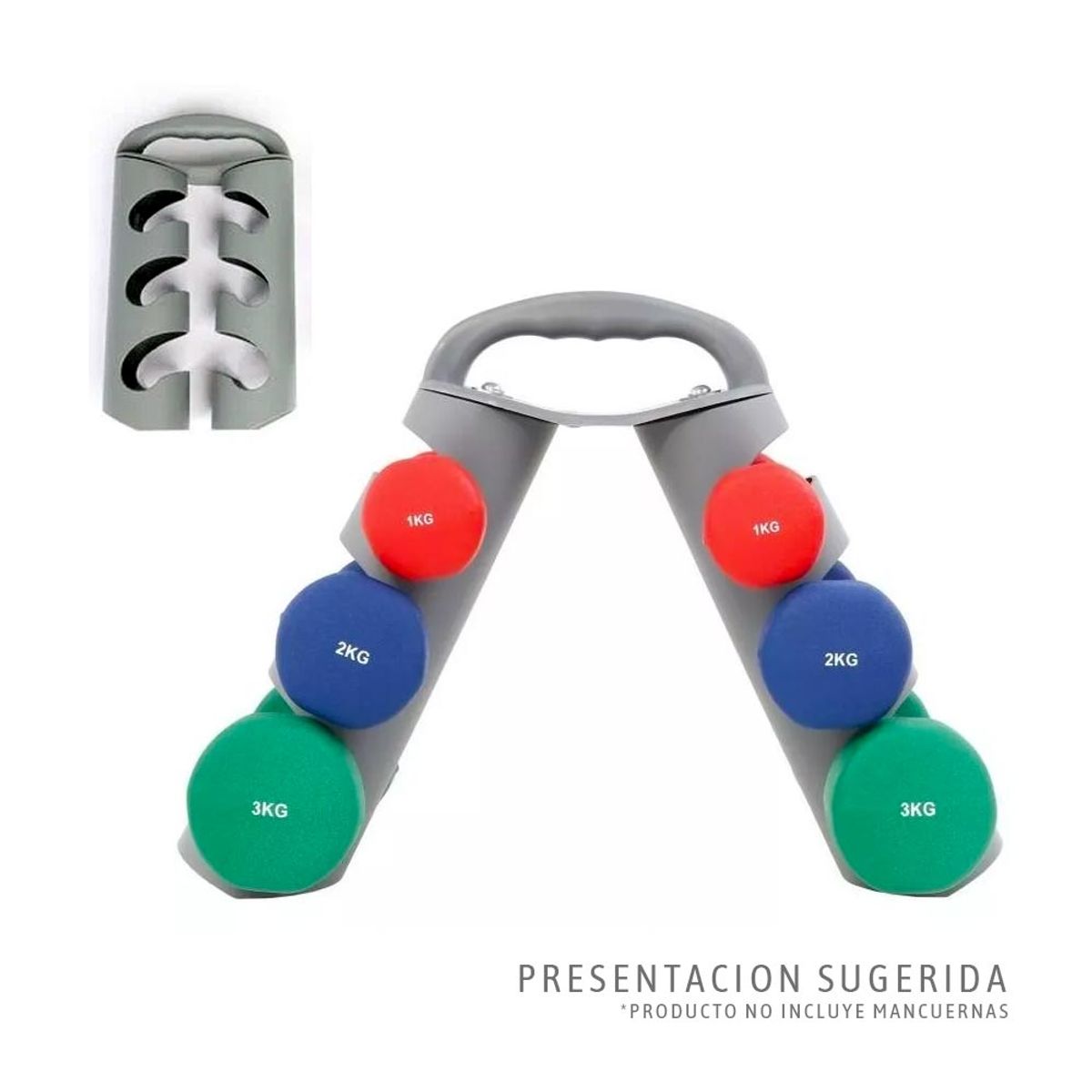 DALI - Rack para mancuernas de vinilo