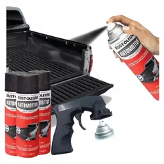 RUST OLEUM - Kit Pintura Para Caja Camioneta Pickup Negro Mate