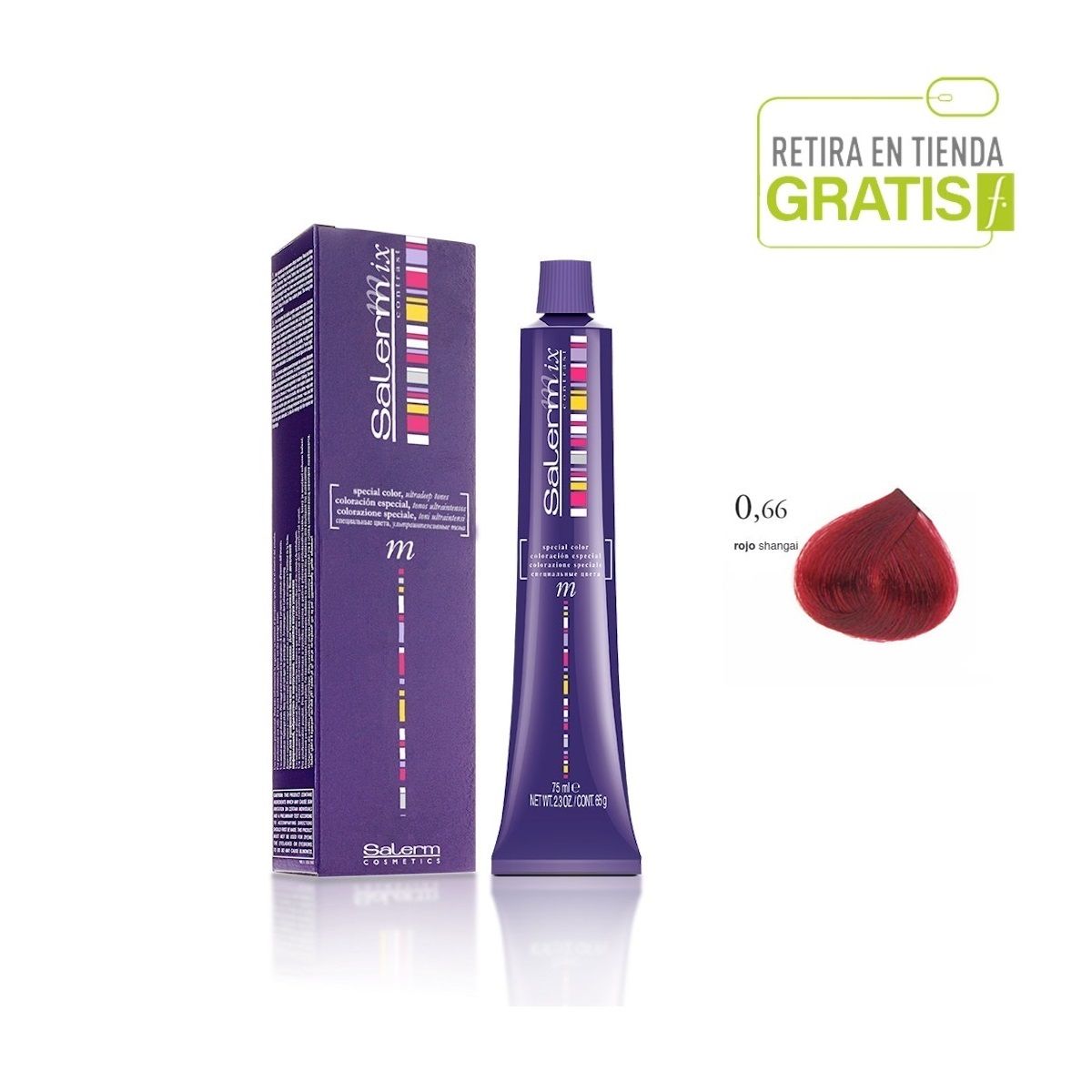 SALERM - SALERM Tintura Salermix 0.66 Rojo Shangai