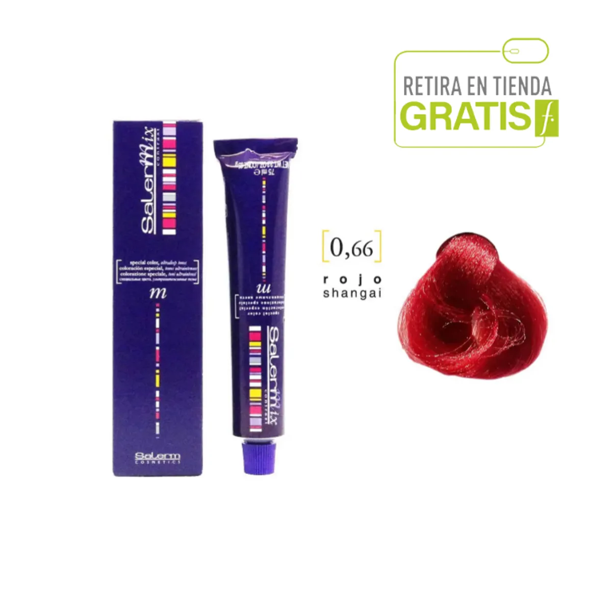 SALERM - SALERM Tintura Salermix 0.66 Rojo Shangai