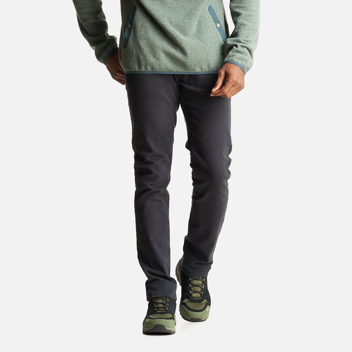 HAKA HONU - Pantalon Hombre Jeans Con Gin Negro Haka Honu