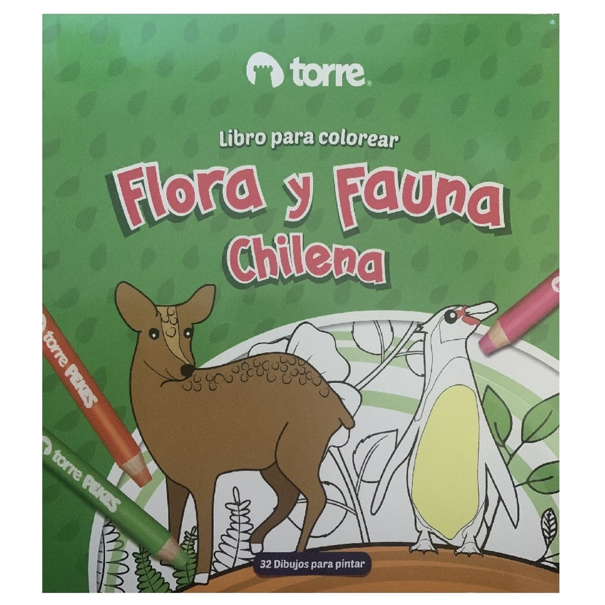 TORRE - Flora Y Fauna Chilena - Libro Para Colorear - Torre