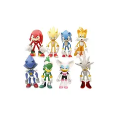 GENERICO - Sonic Set 8 Figuras 12 cm