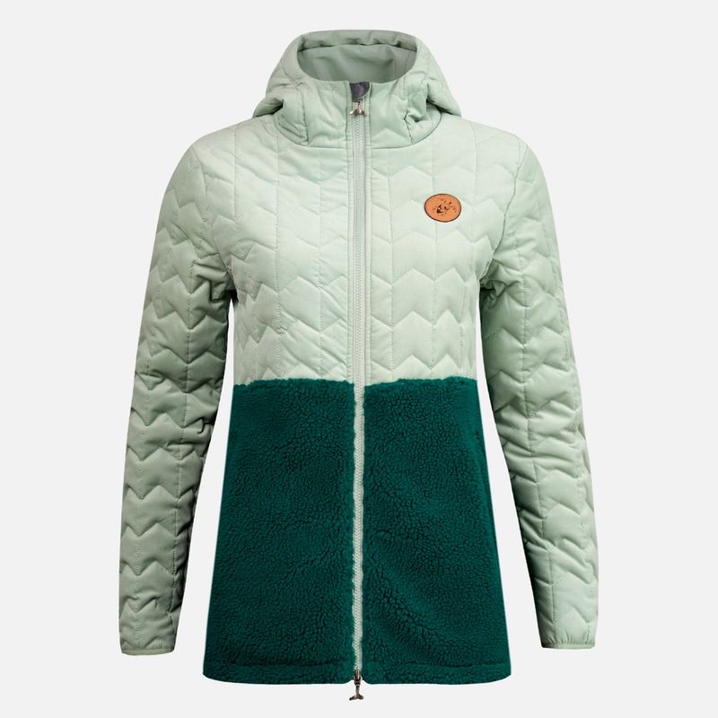 HAKA HONU - Chaqueta Mujer Noes-ni Jade/Verde Bosque Haka Honu