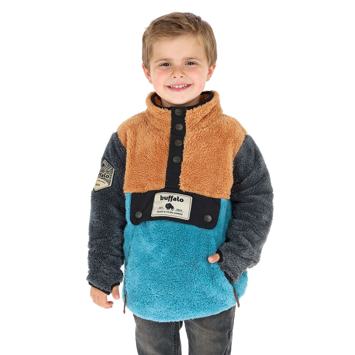 BUFFALO CHILE - Chaqueta Indigo Cafe - Azul Niños