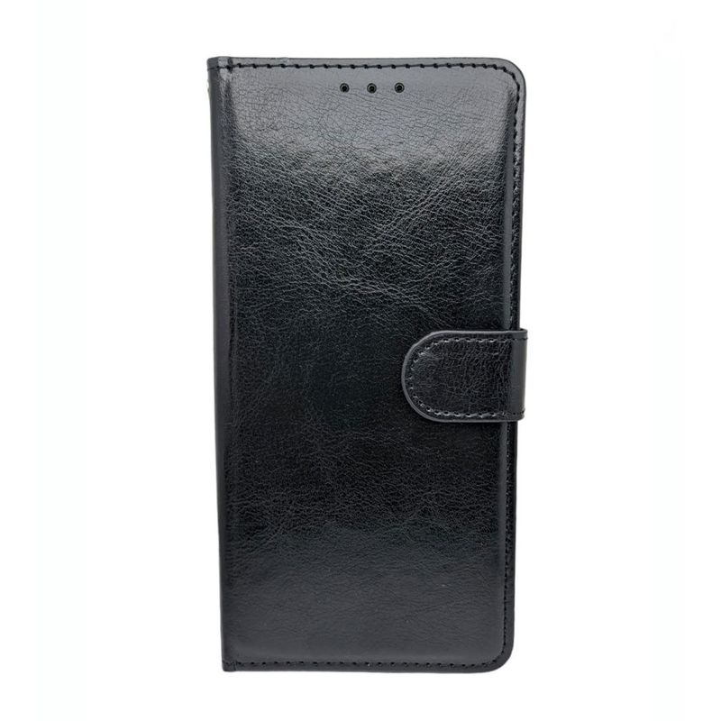GENERICO - FLIPCOVER PARA MOTOROLA MOTO G53 /  FUNDA CON TAPA NEGRA