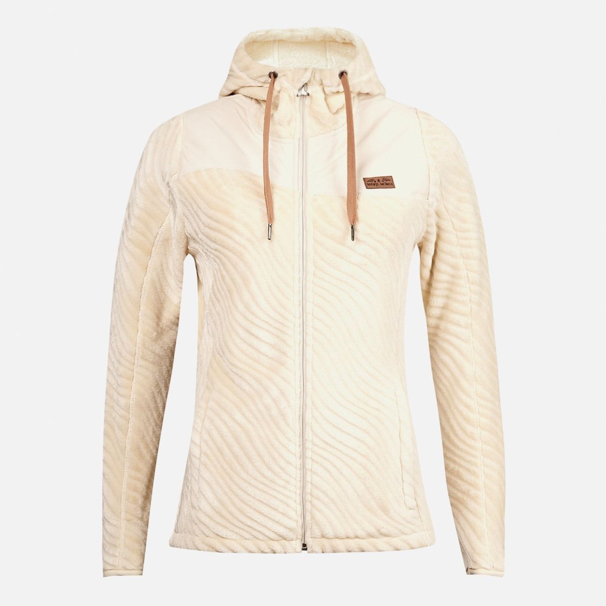 HAKA HONU - Chaqueta Mujer Polaroid Beige Haka Honu